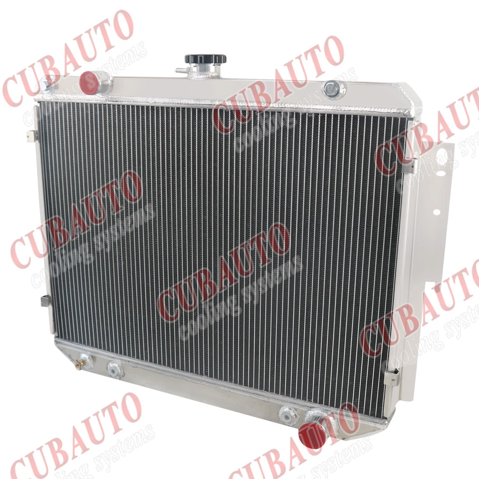 Upgrade 4 Rows Radiator For 1984-1998 Dodge B1500 B2500 B3500 3.9/5.2/5.9L Truck Foto 3 de 4