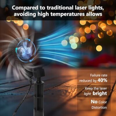 Laserprojectorverlichting, Tuinlaserlichtprojector Afstandsbediening Waterdicht Bewegend RBG Laserlicht Voor Feest Buiten EU-stekker 100 Tot 240V Laserprojectorverlichting, Tuinlaserlichtprojector Afstandsbediening Waterdicht Bewegend RBG Laserlicht Voor Feest Buiten EU-stekker 100 Tot 240V