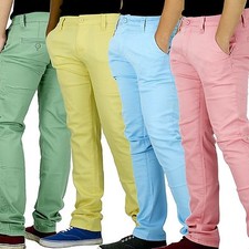 HERREN HOSE CHINOHOSE DENIM DESIGNER JEANS ST...