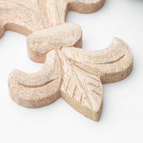 Holzornament, Lilie, groß, Chabby Chic | Holz, braun | H 26,0 x B 10,0 cm - Bild 2 von 3
