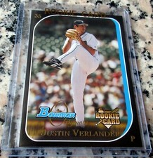 JUSTIN VERLANDER 2006 BOWMAN BLACK SP 35/99 Rookie Card RC RARE Jersey Number🔥$