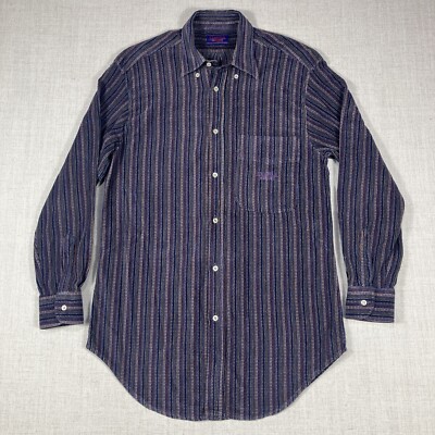 Example by Missoni Vintage Corduroy Button Down 38 / 15 Colorful Made in Italy