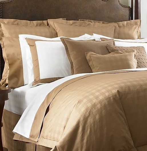 Lauren Ralph Lauren Glen Plaid Suite One Standard Pillow Shams Camel