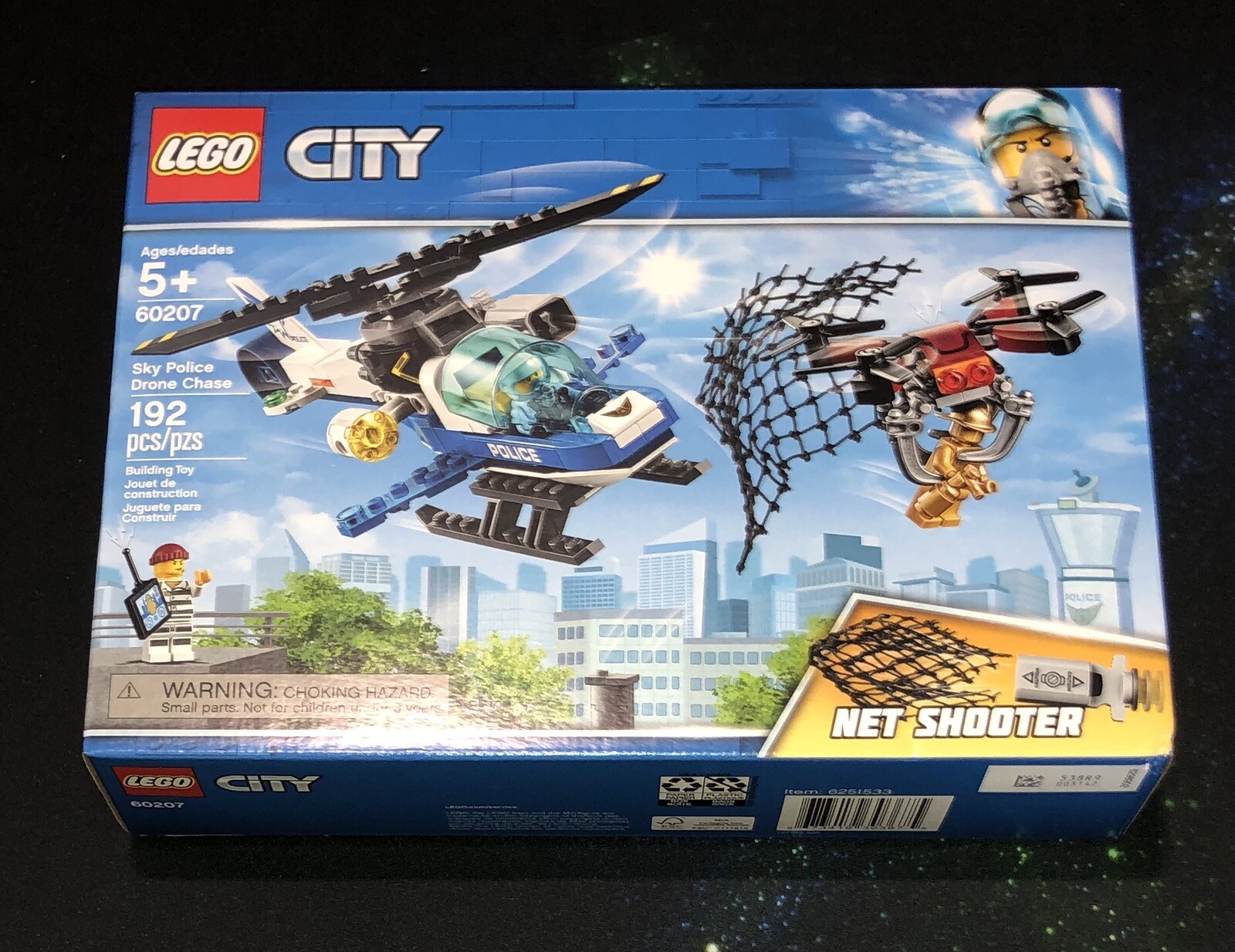 lego city sky police drone chase 60207