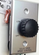 Dayton 1AGU5A hand rotary dial adjustable 120V 3A Speed Control switch complete