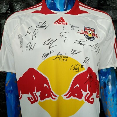Red Bull Salzburg Jersey Home shirt 2007 - 2009 White Adidas