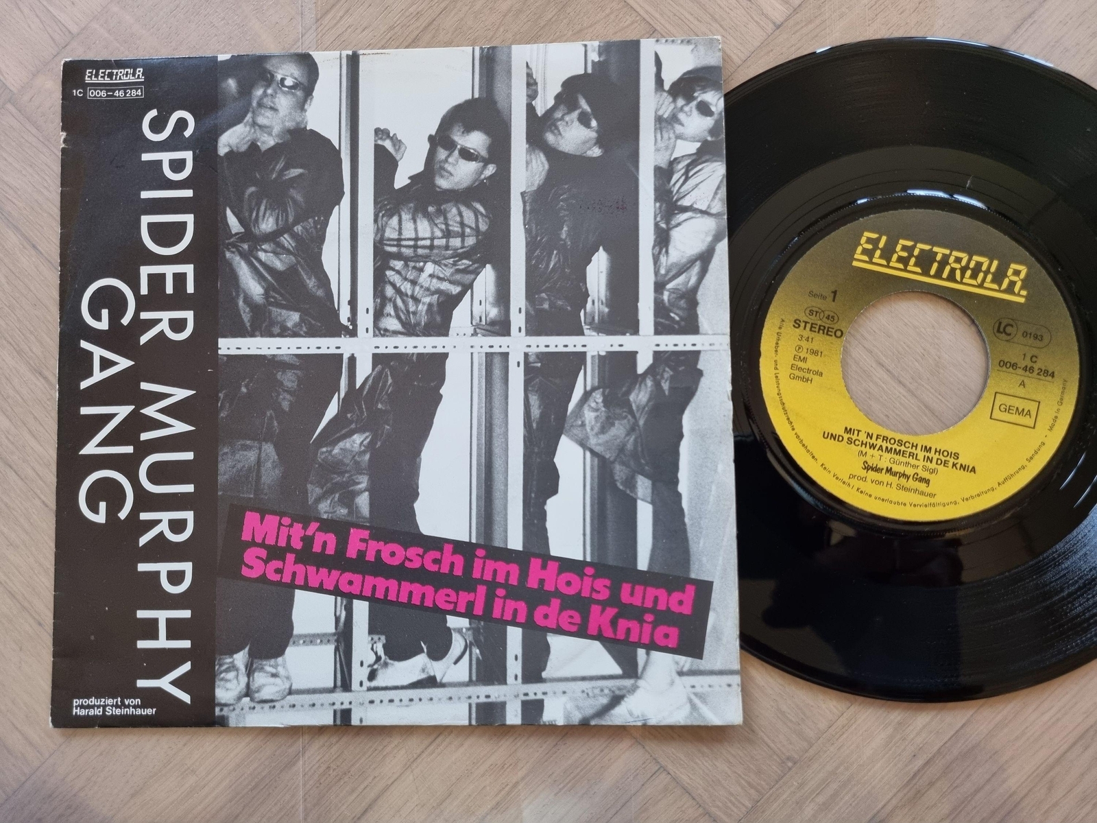 7"" Single Spider Murphy Gang - Mit'n Frosch im Hois Vinyl Germany