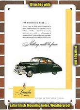 Metal Sign - 1946 Lincoln Club Coupe - 10x14 inches