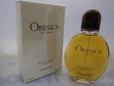 OBSESSION FOR MEN by CALVIN KLEIN 4.0 FL oz / 125 ML EDT Spray Sealed Box