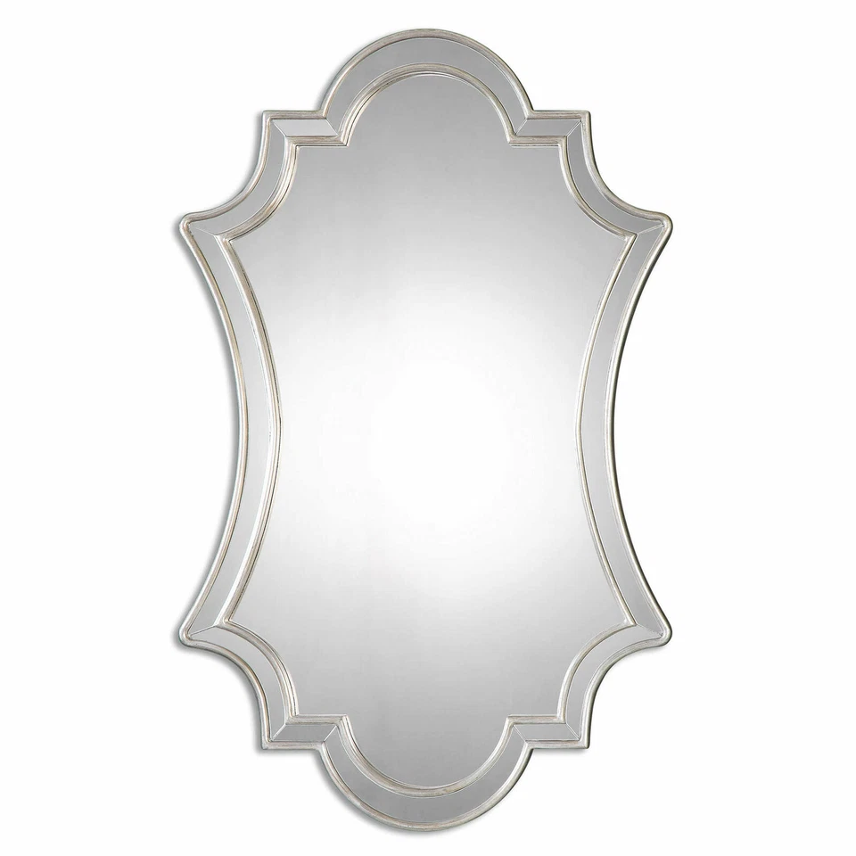 Uttermost 8134 Elara Antiqued Silver Wall Mirror - Image 2 of 4