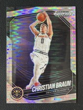 Christian Braun 2024-25 Panini Prizm Black Base Legends Pulsar #186