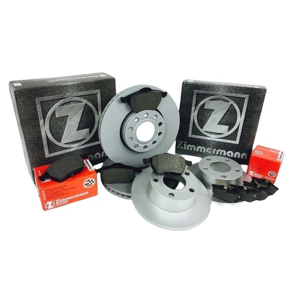 Zimmermann Bremsscheiben + BeläGe Vorne + Hinten FüR Ford Galaxy + S-Max Wa6-image
