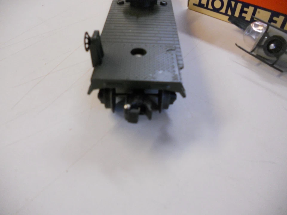 Lionel 3429 USMC Lauching Helicopter Car w/USMC copter, repo box, instr "RARE" - Image 4 of 4