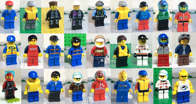 Lego - Auswahlmenü Figur Minifig Taucher Diver Aqua Resue Coast Guard (air oct)