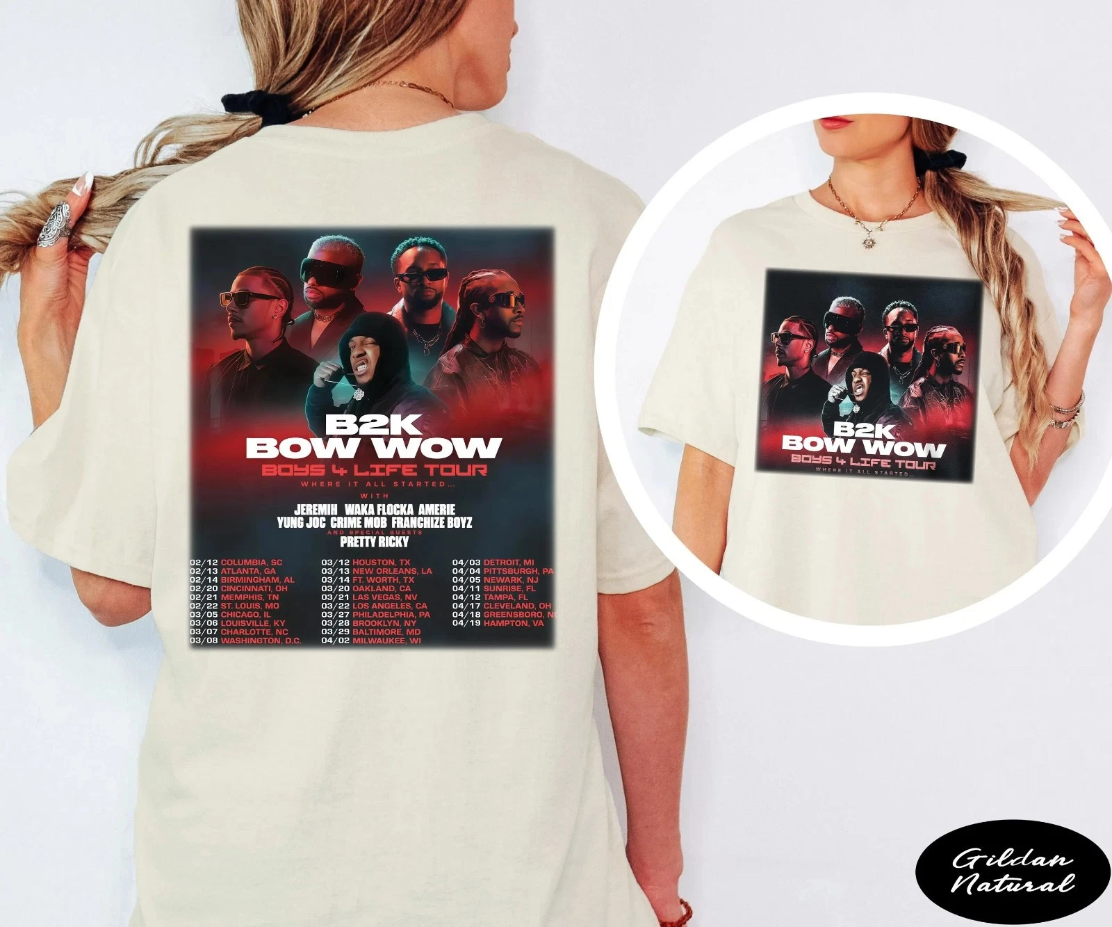 B2K Tour 2026 Bow Wow Boys4life Unisex T-Shirt