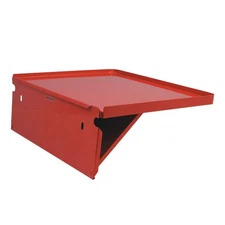 Heavy-Duty Side Work Bench for Tools and Equipment - Versatile Red Design