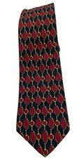 BURBERRYS Men s Sz 3"X 58" Multicolored Geometric Pattern Silk Tie TC27 EUC