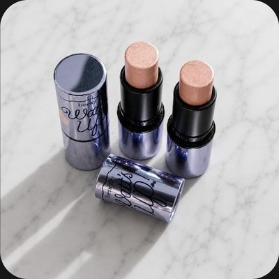 3 pc Benefit Watt's Up Soft Focus Cream to Powder Highlighter Mini DISCONTINUED!