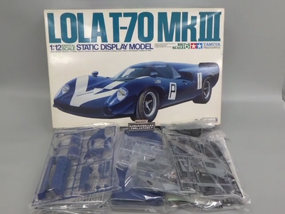 Tamiya 1/12 LOLA T-70 MkIII Racing Car Plastic Model Kit Big Tamiya 1/12 LOLA T-70 MkIII Racing Car Plastic Model Kit Big