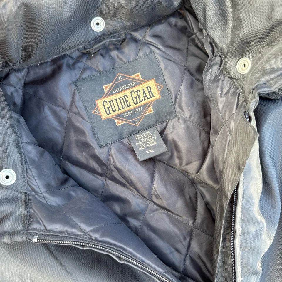 Винтажный Guide Gear мужской Snowsuit снегоход черный красный ремень XXL 90-х комбинезон - Изображение 2 из 4