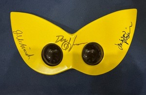 The Venture Brothers signed Doc, Jackson, & James -Monarch Henchman plastic mask