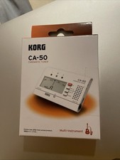 Korg Chromatic Tuner w/ Output Jack, Folding Stand CA-50 White