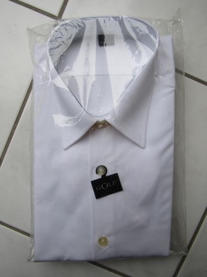 Herren Oberhemd Langarm weiß Größe 38 von GOLF Baumwollmischung NEU OVP