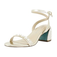 Betsey Johnson Tina Women's Heels Gold Size 7 M