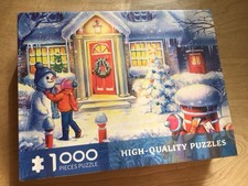 1000 Piece Snowman Puzzle New Sealed Box