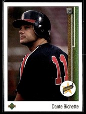 1989 Upper Deck #24 Dante Bichette RC Baseball Card 2601L