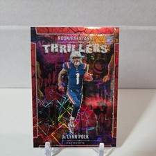 2024 Rookie And Stars Thrillers Red Plaid Jalynn Polk NE Patriots 