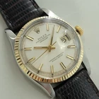 Rolex Oyster Datejust Ref 1601 36mm 18k SS Mens Vintage 1970s Automatic RA592