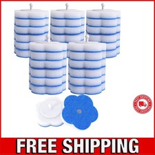 32 Pcs Disposable Toilet Bowl Wand Refills: Maximum Cleaning Power, No Mess 