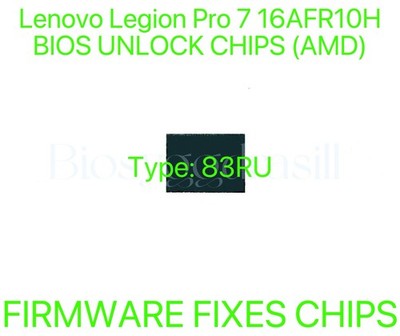 Lenovo Legion Pro 7 16AFR10H, ADMIN NO PASSWORD BIOS CHIP Type: 83RU - AMD