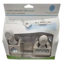 NEW Martha Stewart Crafts Punch Around The Page DOUBLE Loops 2Pc Set EK Success