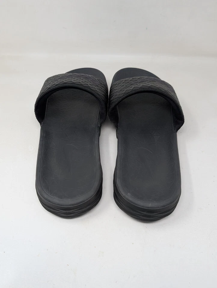 Sandalias Nike Benassi para hombre talla 10 negras suaves solares antracita 705474-091 Foto 4 de 4