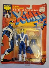 Product Image: Marvel The Uncanny X-Men Cyclops Action Figure Laser Light Eyes 1991 Toy Biz