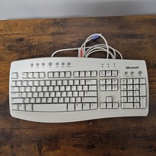 Microsoft Internet Keyboard Clicky Model RT9410 V56TWA Vintage PS/2
