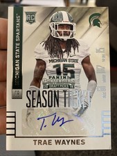 2015 Panini Contenders Draft Picks Auto Trae Waynes #219 Rookie Auto RC MSU Mint