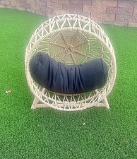 Cat Or Dog Boho Wicker Woven Egg Bed