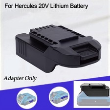 Black Adapter for Bauer 20v Tools - Used for Hercules 20V Slider Li-Ion Battery
