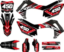 Honda CRF 450 2013 - 2016 Full Custom Graphic Kit Collide Style stickers decals