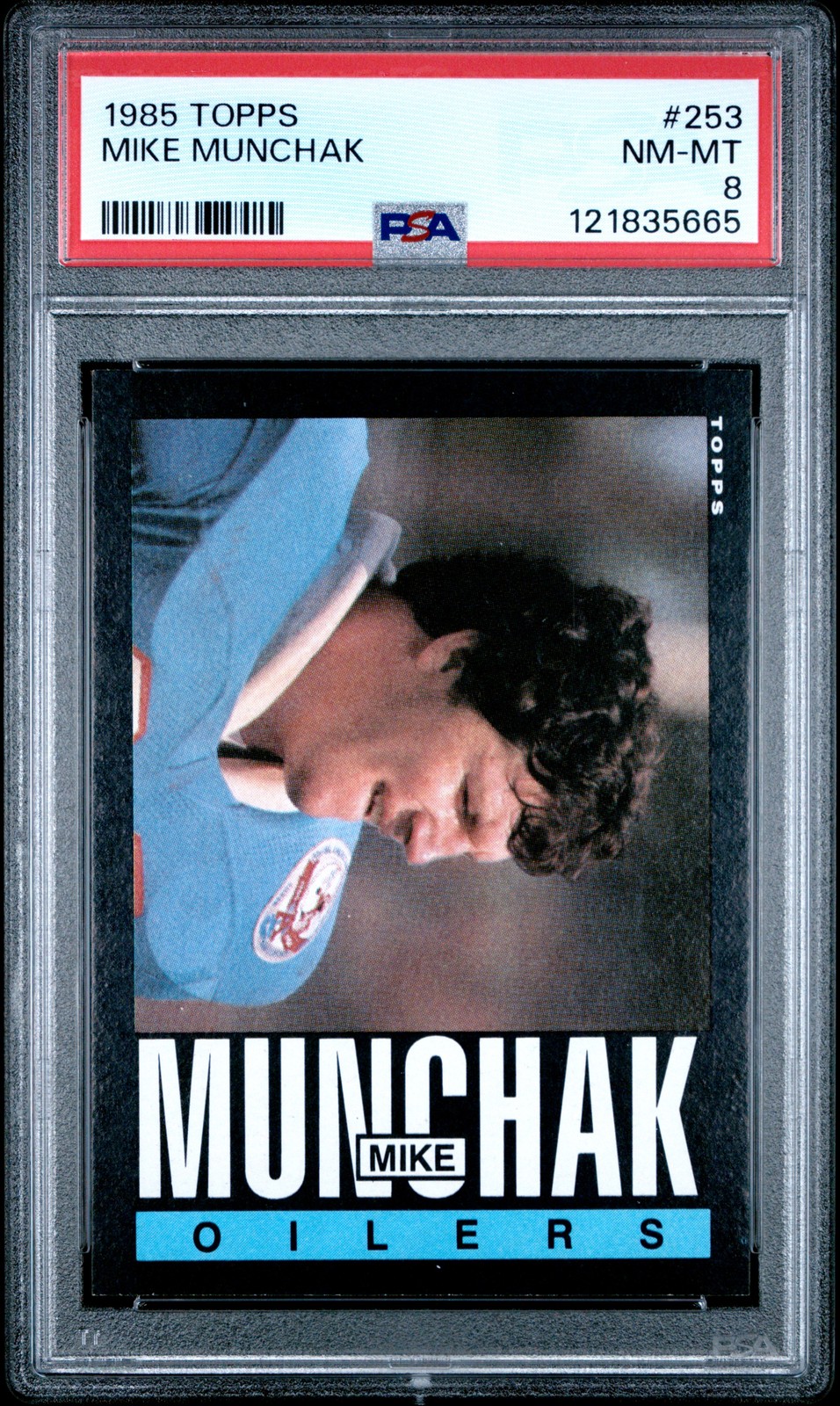 1985 TOPPS #253 MIKE MUNCHAK PSA 8