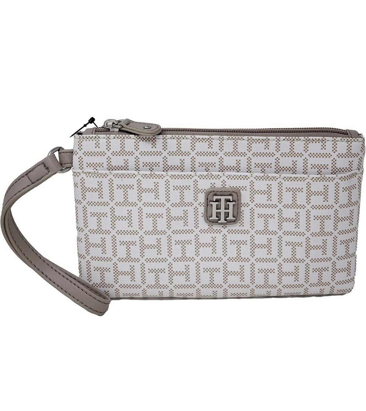 Tommy Hilfiger Women's Logo Printed Medium Wristlet Wallet Clutch Bag ( New) thumbnail 4