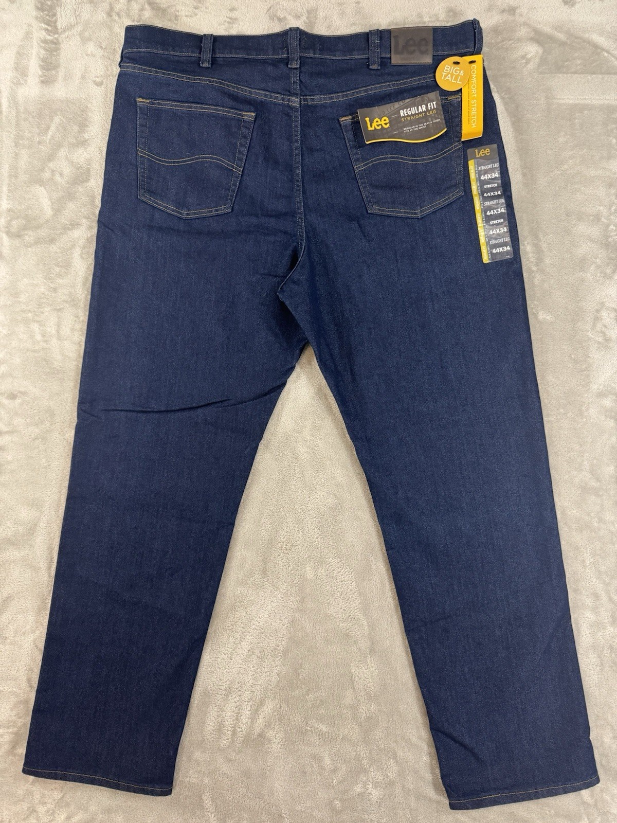 Mens 44x34 Regular Straight Comfort Stretch Big Tall Western