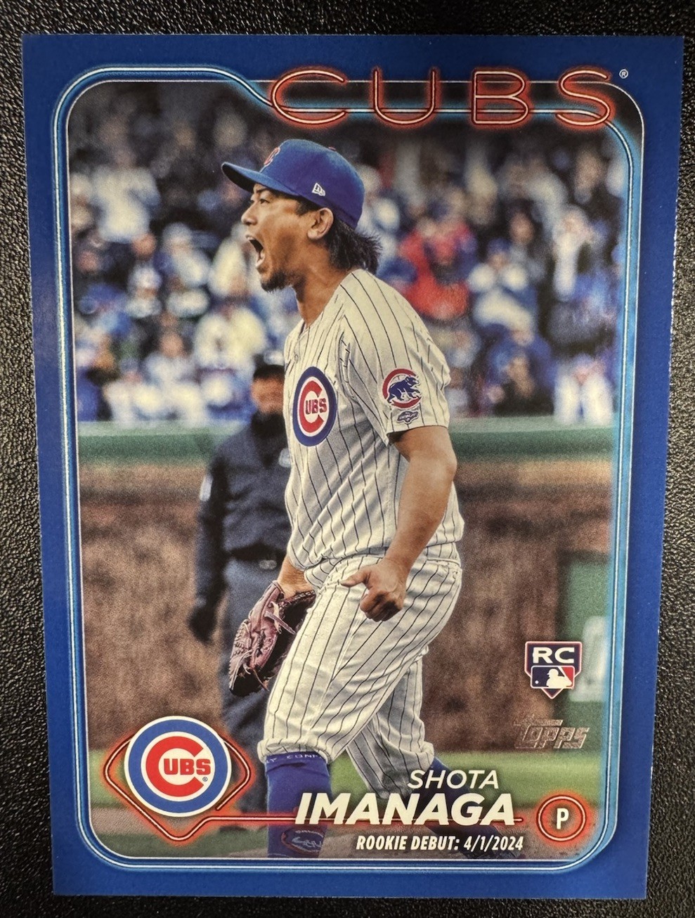 2024 Topps Update Series - Rookie Debut Shota Imanaga #US281 Royal Blue (RC)