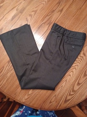 Banana Republic Brown Wool Blend Bootcut Dress Pants Size 4R 
