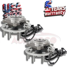 Pair Front Wheel Bearing Hubs Assembly For 2014-2018 Ram 2500 2013-2018 Ram 3500