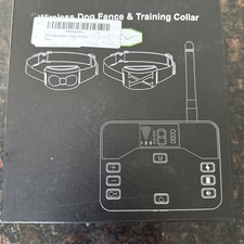 Wireless Dog Fence, 2-in-1 Electric Dog Fence System for 2 Dogs with Training...