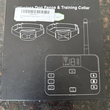 Wireless Dog Fence, 2-in-1 Electric Dog Fence System for 2 Dogs with Training...